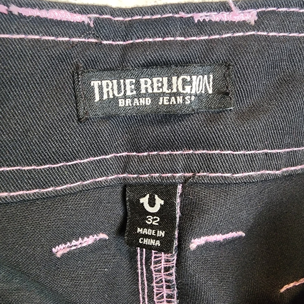 True Religion Military SN Cargo Pants Black and Mauve Men's Size 32 - Picture 11 of 13